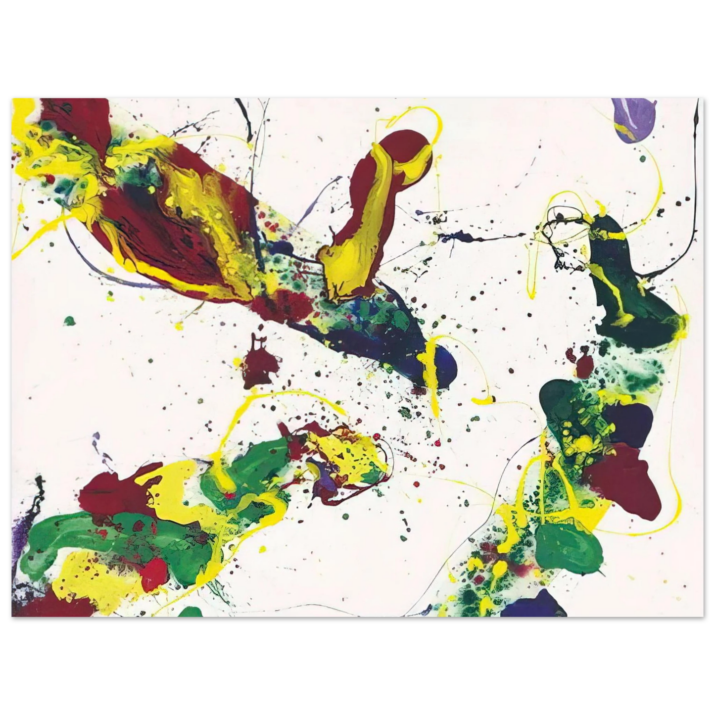 Sam Francis - Hail Hailey  75x100 cm / 30x40inches Fine Art Poster