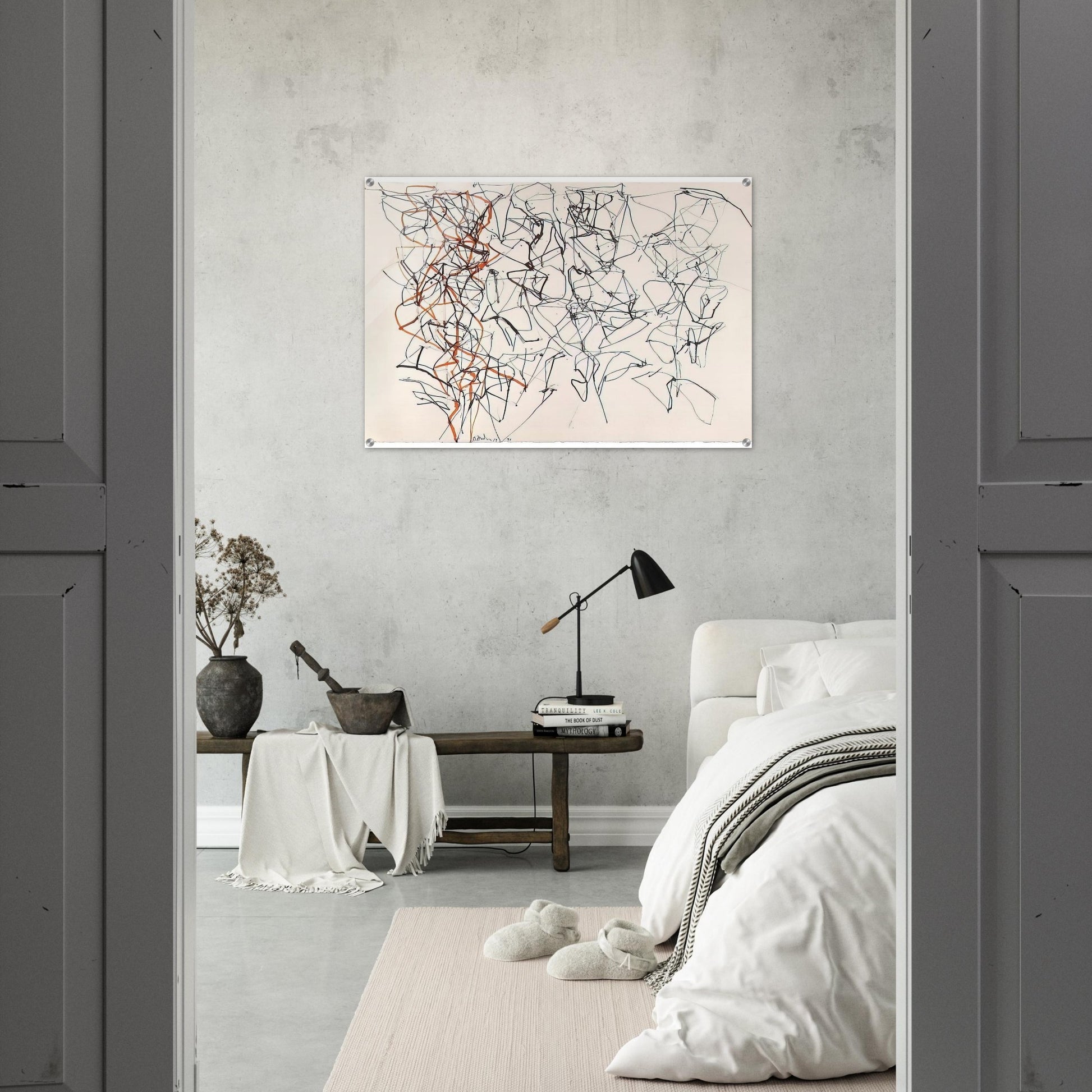 Study for the Virgins - 1990 - Brice Marden Acrylic Print - 70x100 cm / 28x40″ inches