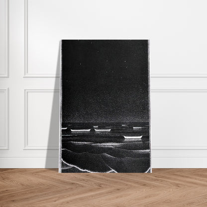 FLUORESCENT SEA - MC Escher Brushed Aluminum Print - 70x100 cm / 28x40 inches | MC Escher Aluminum Print | MC Escher Prints | Maurits Cornelis Escher Prints