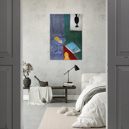 STILL LIFE 14 - Henri Matisse Brushed Aluminum Print - 70x100 cm / 28x40 inches | Henri Matisse Aluminum Print | Henri Matisse Prints