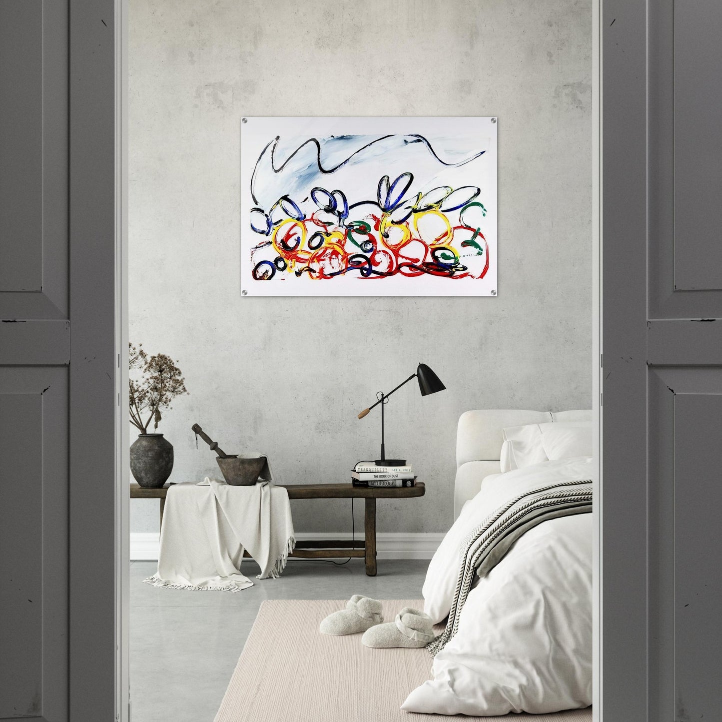 Acerbo - 1983 - Mario Schifano Acrylic Print - 70x100 cm / 28x40″ inches