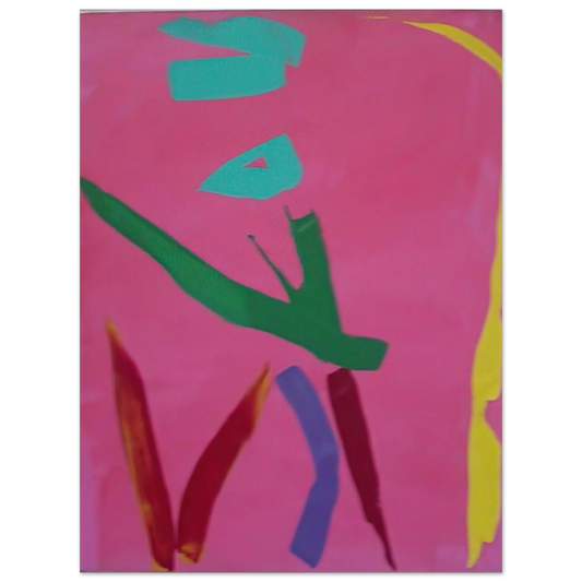 Ray Parker - Untitled #71 - 1974  75x100 cm / 30x40inches Fine Art Poster