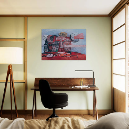 AS IT GOES - Philip Guston Brushed Aluminum Print - 70x100 cm / 28x40 inches | Philip Guston Aluminum Print | Philip Guston Prints