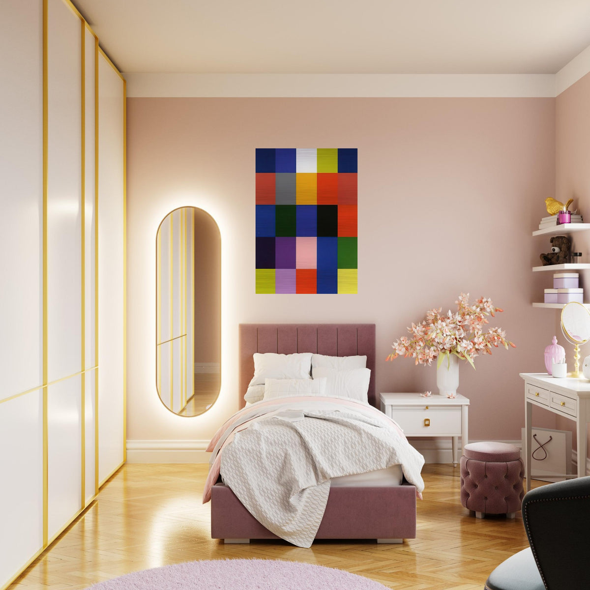 25 COLOURS 2007 - Gerhard Richter Brushed Aluminum Print - 70x100 cm / 28x40 inches | Gerhard Richter Aluminum Print | Gerhard Richter Prints