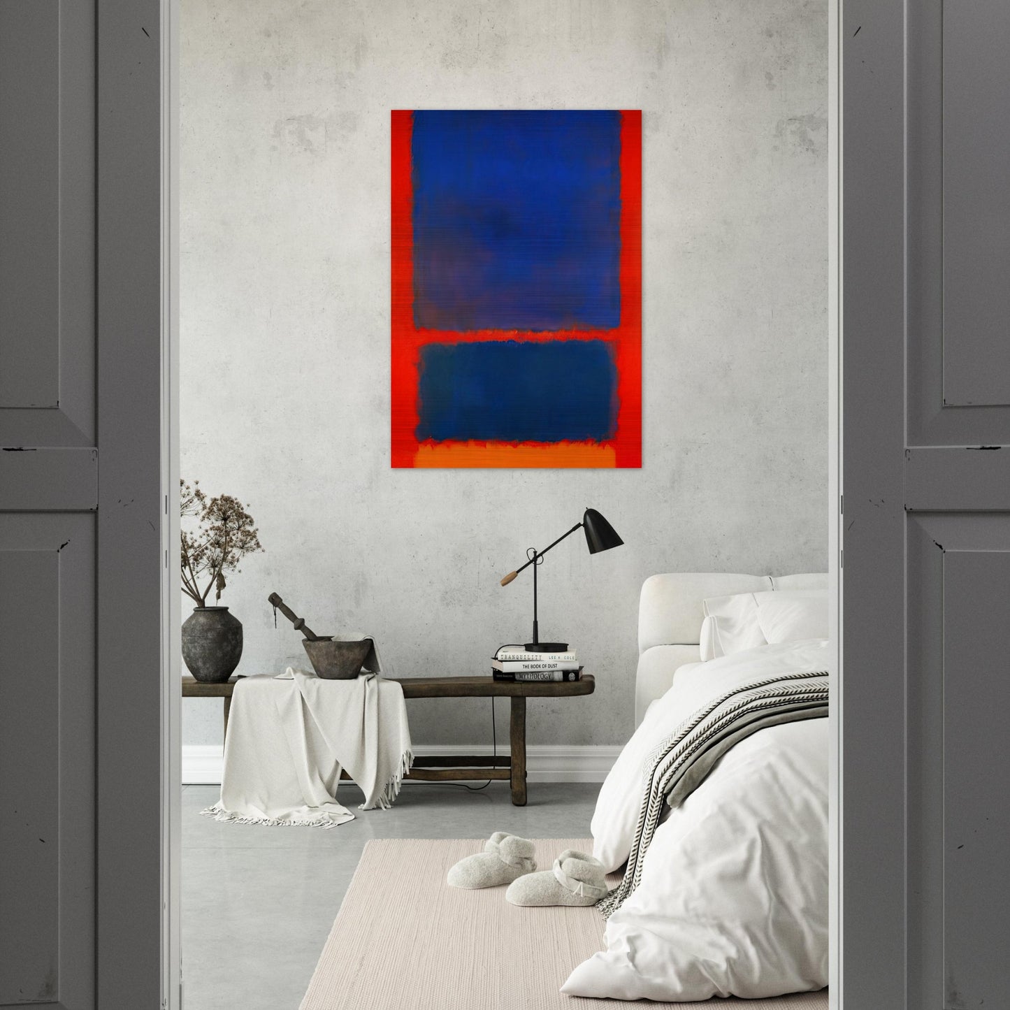 Blue, Orange, Red - 1961 - Mark Rothko Brushed Aluminum Print - 70x100 cm / 28x40 inches | Mark Rothko Aluminum Print | Mark Rothko Prints