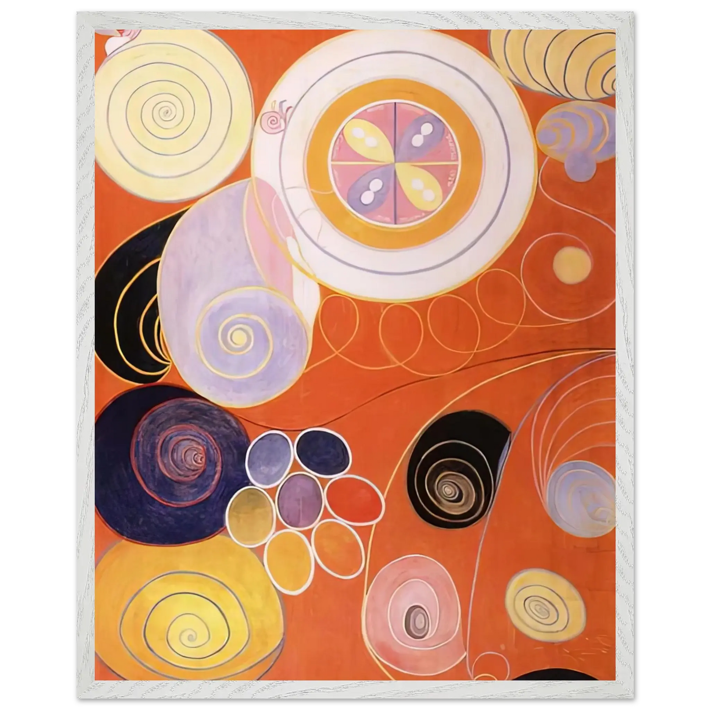 Hilma af Klint - THEY TENS MAINSTAY IV 1907 Wall art - 27x35 cm / 11x14 inches - Fine Art Poster - -