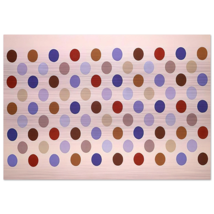 Grid #8 - 1969 - Thomas Downing Brushed Aluminum Print - 70x100 cm / 28x40 inches | Thomas Downing Aluminum Print | Thomas Downing Prints