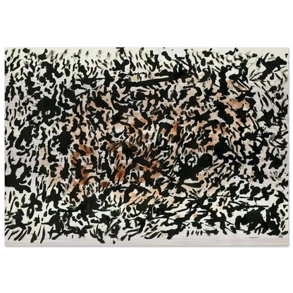 UNTITLED 1979 - Henri Michaux Brushed Aluminum Print - 70x100 cm / 28x40 inches | Henri Michaux Aluminum Print | Henri Michaux Prints