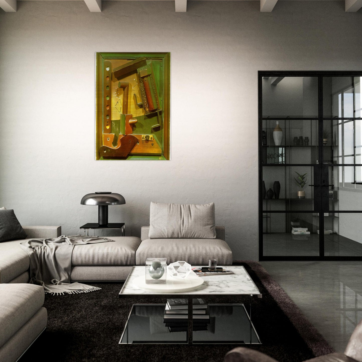 Fruit of a Long Experience - Max Ernst Brushed Aluminum Print - 70x100 cm / 28x40 inches | Max Ernst Aluminum Print | Max Ernst Prints