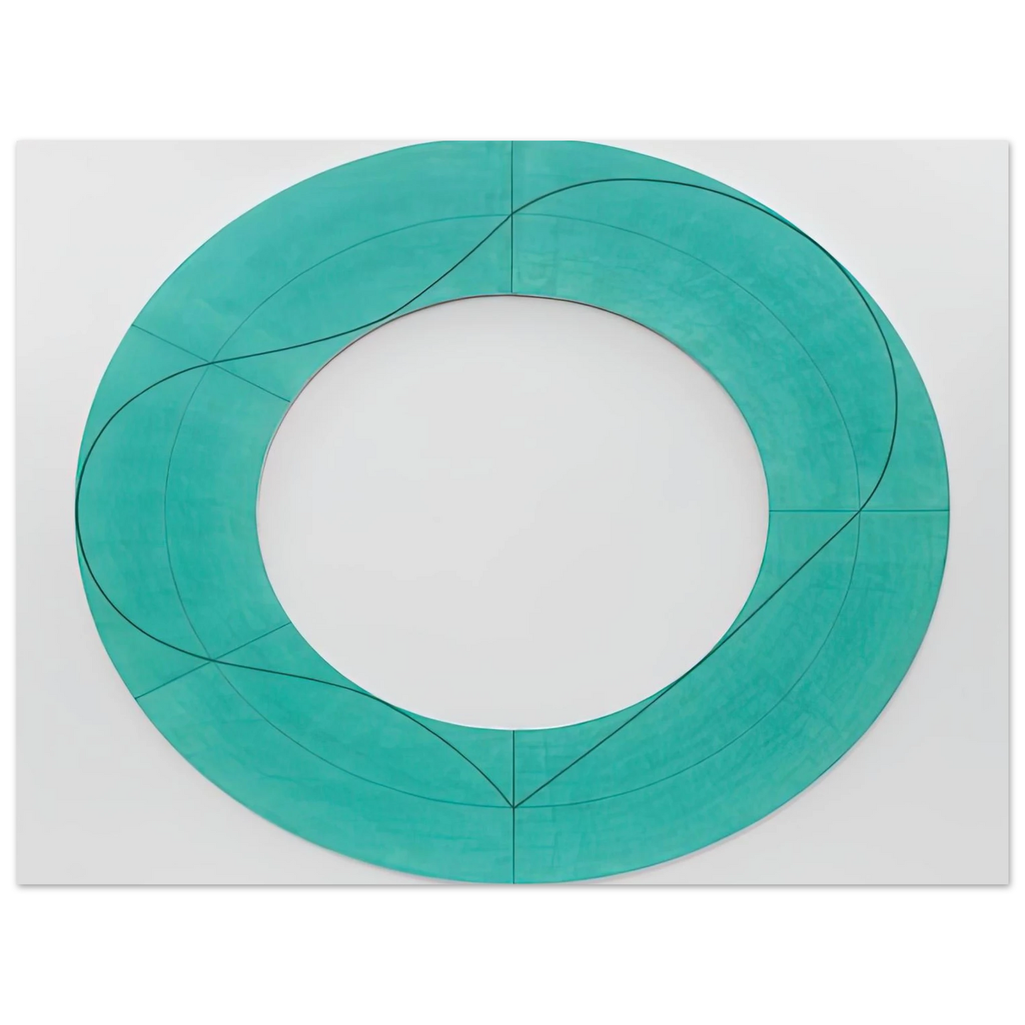 Robert Mangold - RING IMAGE C 2008  75x100 cm / 30x40inches Fine Art Poster
