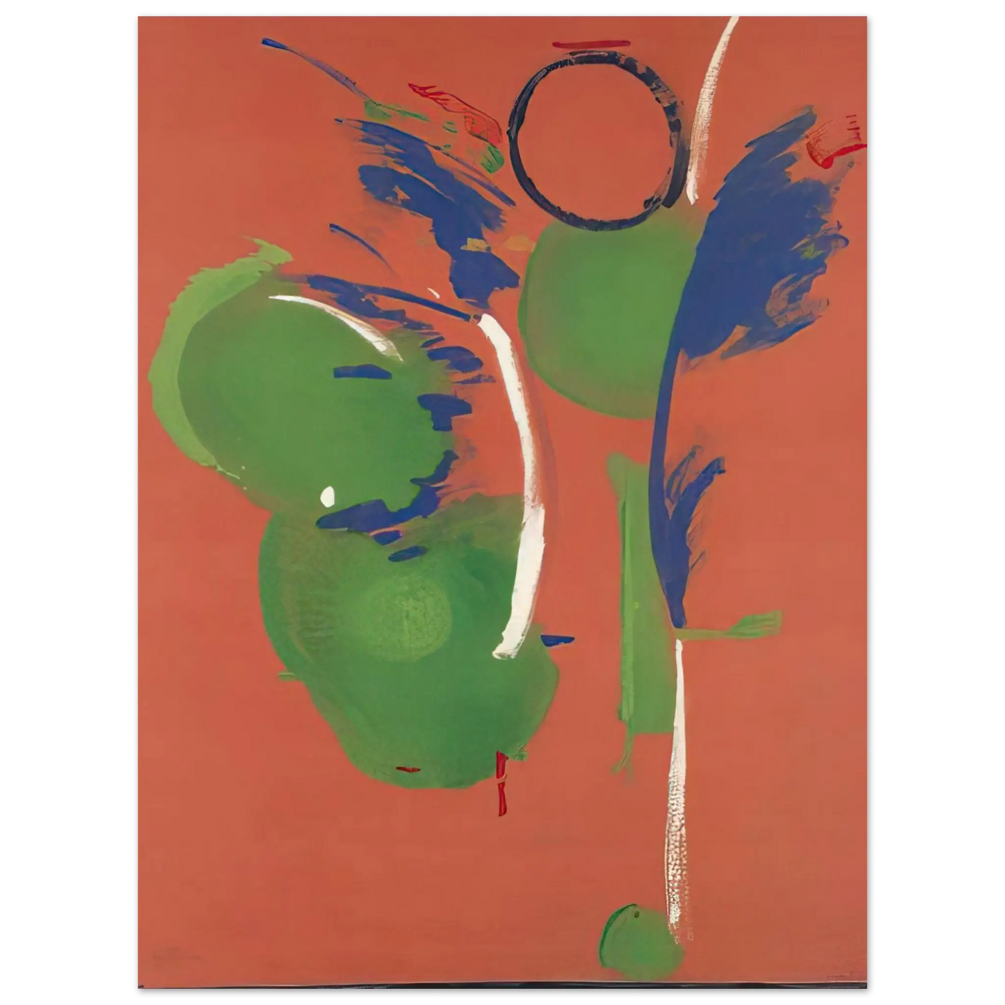 Helen Frankenthaler - Mary, Mary - 1987 Wall art - 28x43  cm / XL (11x17 Inches) - Fine Art Poster - -