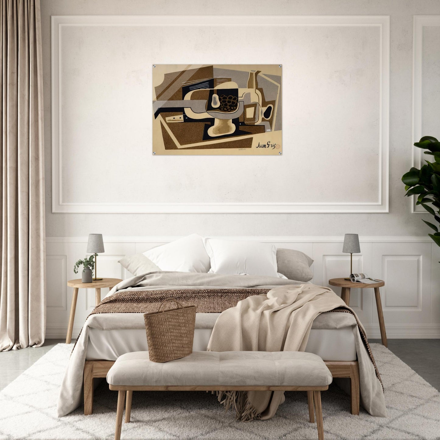 STILL LIFE 1922 - Juan Gris Acrylic Print - 70x100 cm / 28x40″ inches