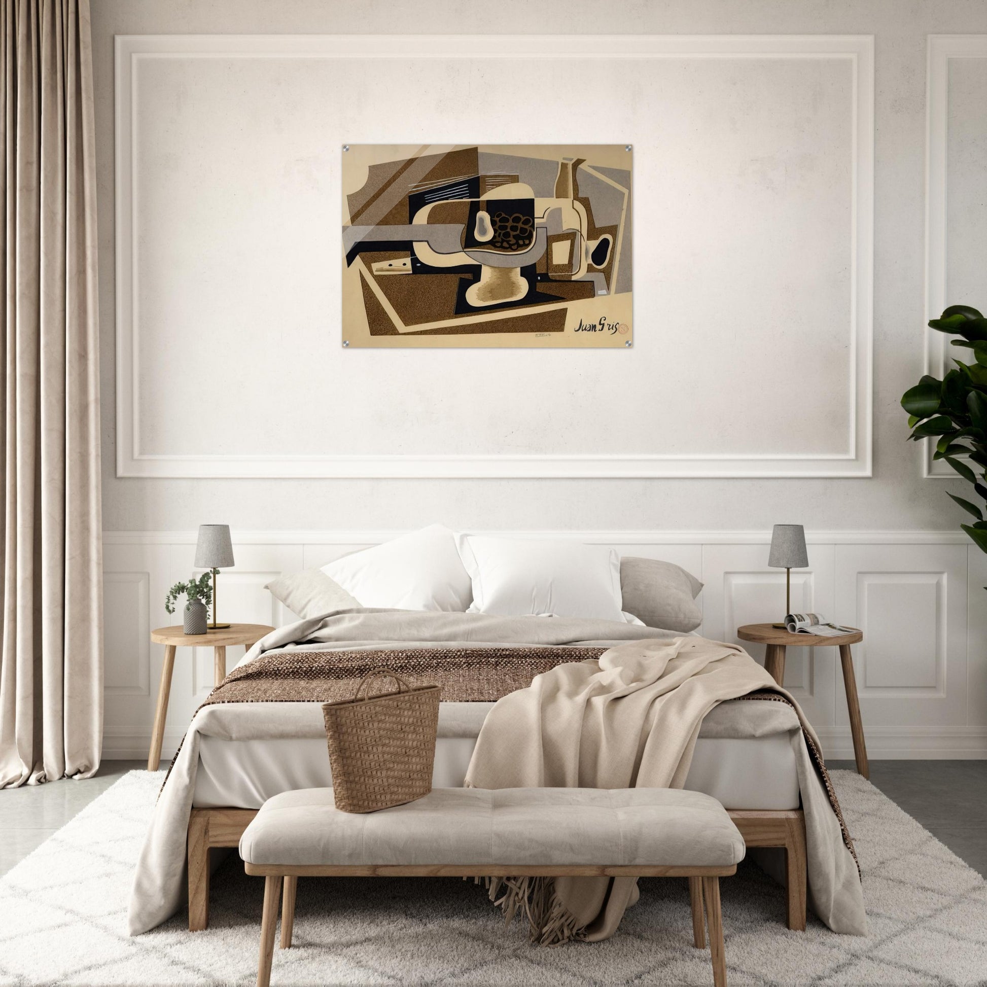 STILL LIFE 1922 - Juan Gris Acrylic Print - 70x100 cm / 28x40″ inches