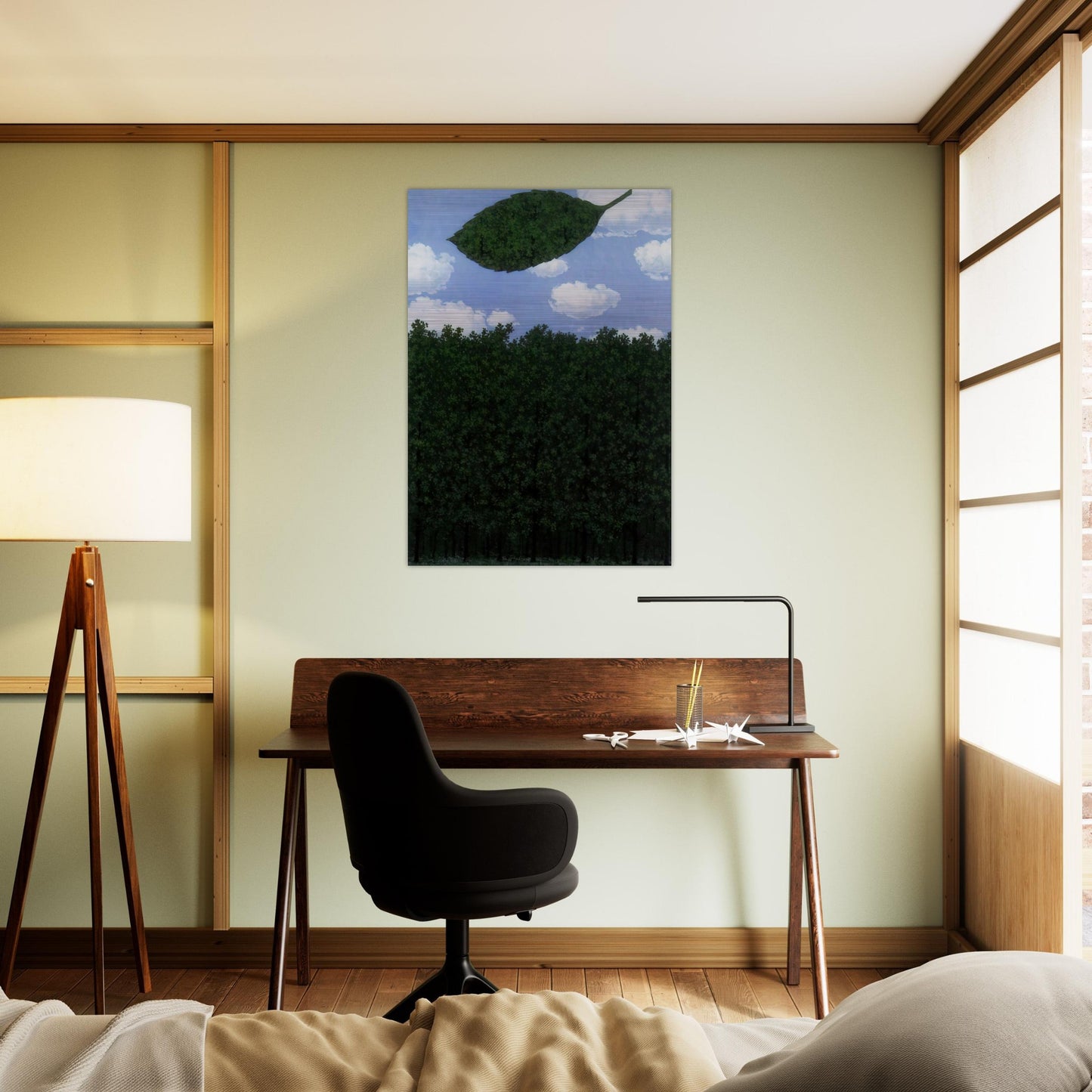 CHORUS OF THE SPHINX 1964 - Rene Magritte Brushed Aluminum Print - 70x100 cm / 28x40 inches | Rene Magritte Aluminum Print | Rene Magritte Prints