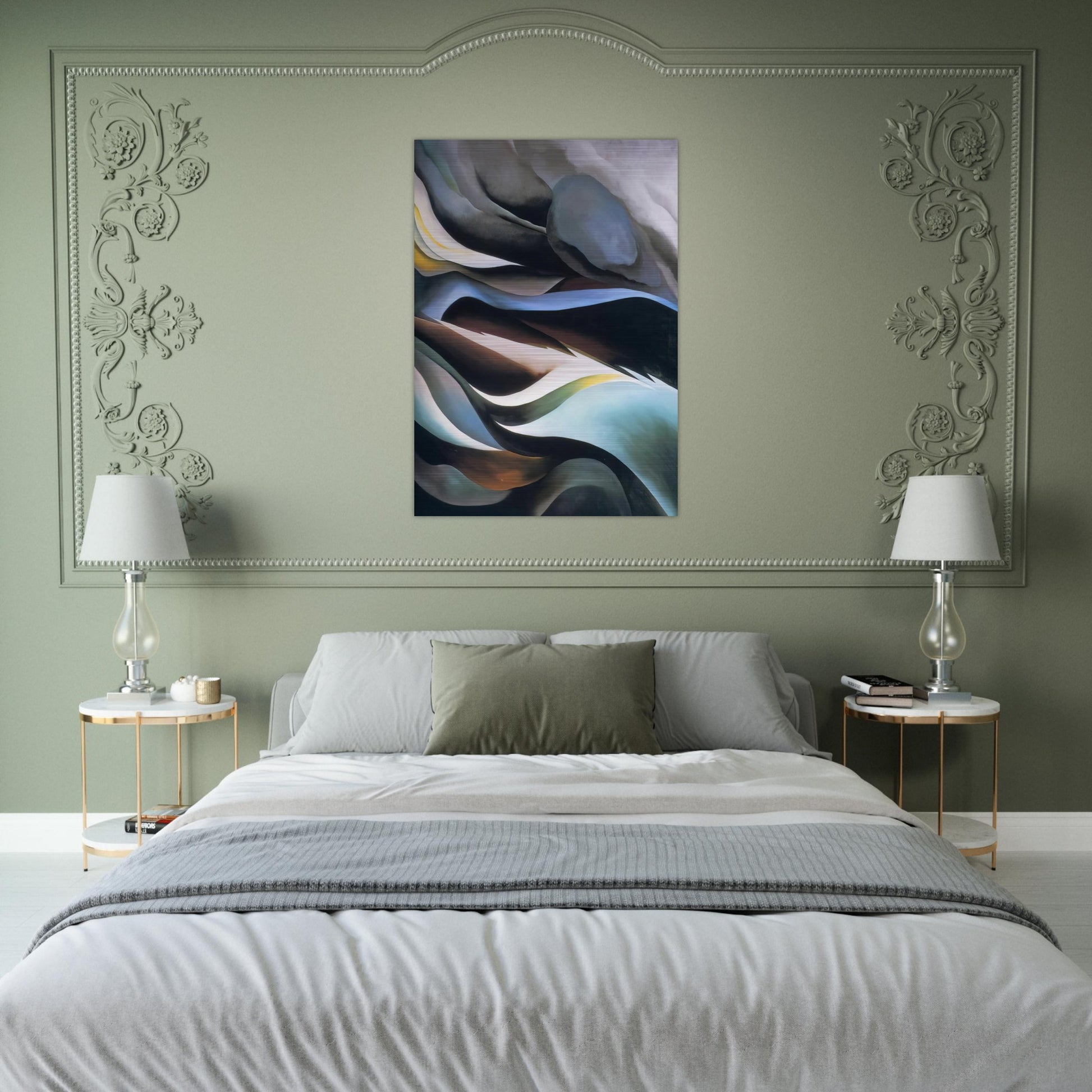 From the Lake - Georgia O'Keeffe Brushed Aluminum Print - 70x100 cm / 28x40 inches | Georgia O'Keeffe Aluminum Print | Georgia O'Keeffe Prints