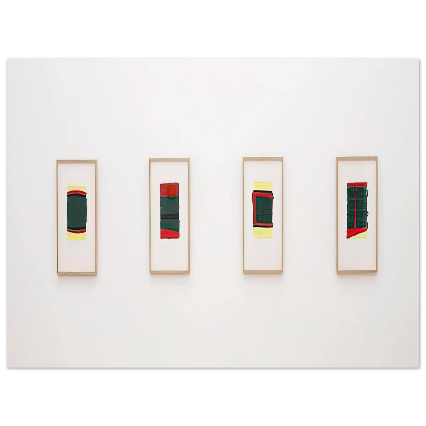 Blinky Palermo - Ohne Titel fÃ¼r Thordes - 1976  75x100 cm / 30x40inches Fine Art Poster