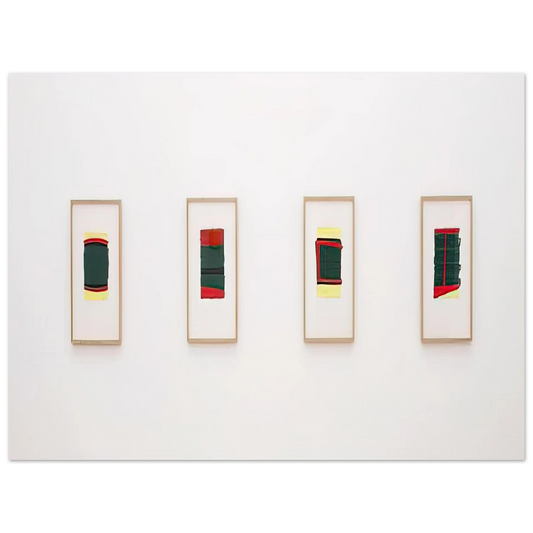 Blinky Palermo - Ohne Titel fÃ¼r Thordes - 1976  75x100 cm / 30x40inches Fine Art Poster