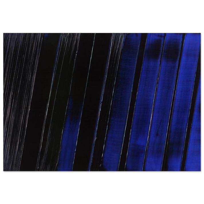 Peinture 11 Juillet 1987 - 1987 - Pierre Soulages Brushed Aluminum Print - 70x100 cm / 28x40 inches | Pierre Soulages Aluminum Print | Pierre Soulages Prints
