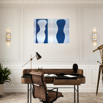 WHITE TORSO AND BLUE TORSO 1944 - Henri Matisse Brushed Aluminum Print - 70x100 cm / 28x40 inches | Henri Matisse Aluminum Print | Henri Matisse Prints
