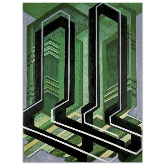Frantisek Kupka - Diagonal Planes  75x100 cm / 30x40inches Fine Art Poster