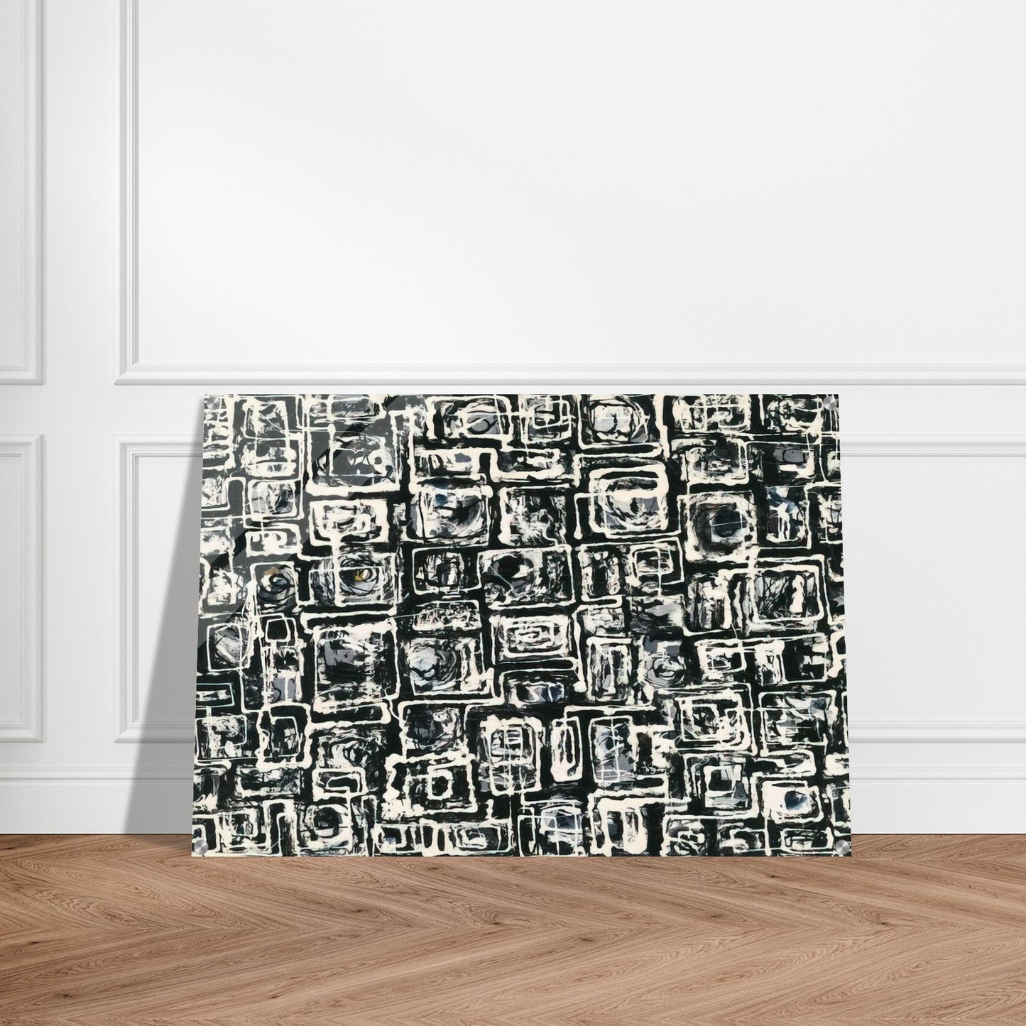 White Squares - Lee Krasner Acrylic Print - 70x100 cm / 28x40″ inches