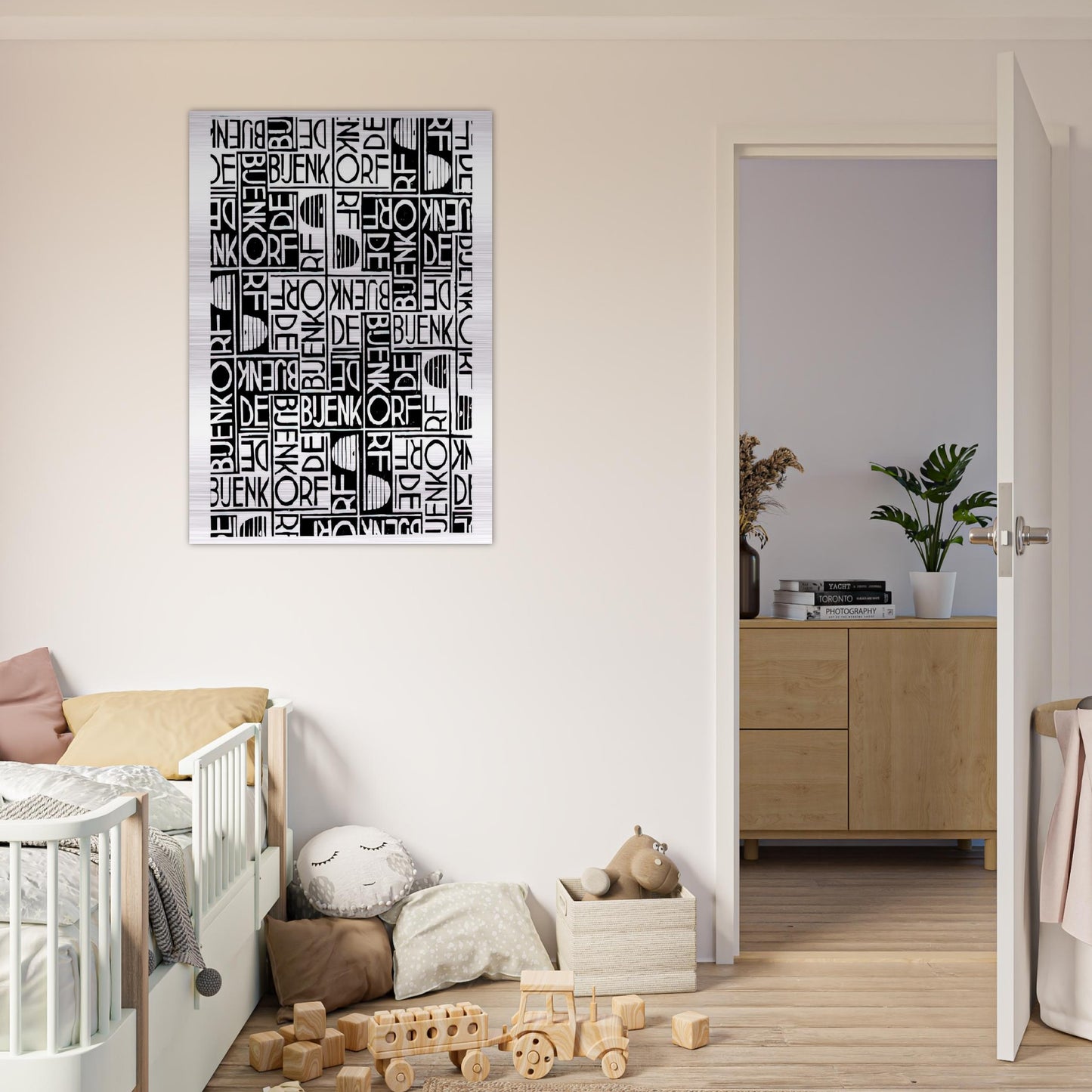 ESCHER (18) - MC Escher Brushed Aluminum Print - 70x100 cm / 28x40 inches | MC Escher Aluminum Print | MC Escher Prints