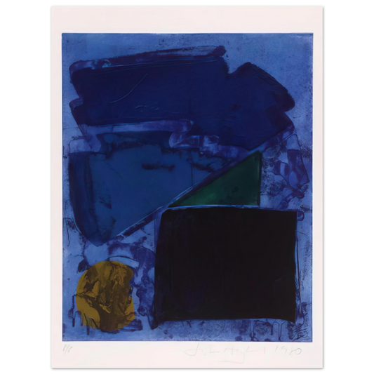 John Hoyland - Memphis - 1980  75x100 cm / 30x40inches Fine Art Poster