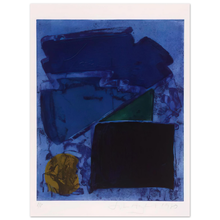 John Hoyland - Memphis - 1980  75x100 cm / 30x40inches Fine Art Poster
