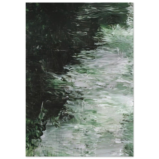 Untitled Part VII - Cy Twombly Brushed Aluminum Print - 70x100 cm / 28x40 inches | Cy Twombly Aluminum Print | Cy Twombly Prints