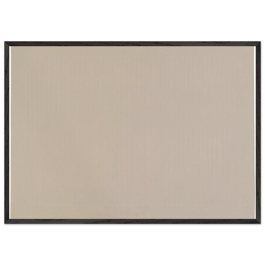 Untitled - 1972 N4 - Gene Davis 70x100 cm / 28x40 inches Framed Art Print – Black Wooden Frame