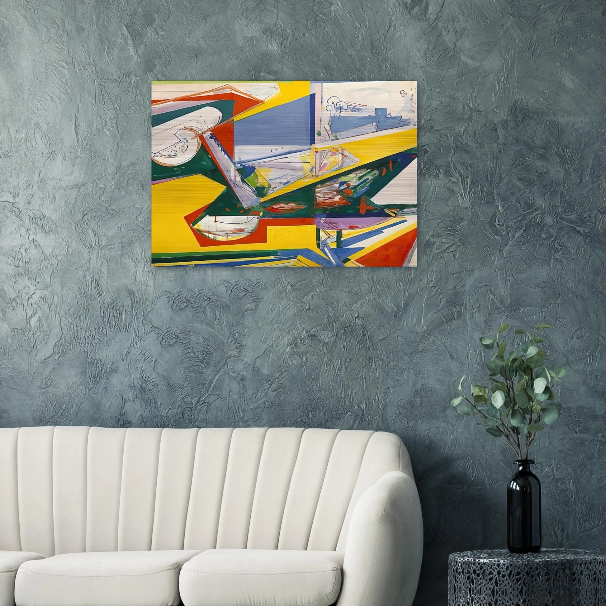 The Window - Hans Hofmann Brushed Aluminum Print - 70x100 cm / 28x40 inches | Hans Hofmann Aluminum Print | Hans Hofmann Prints