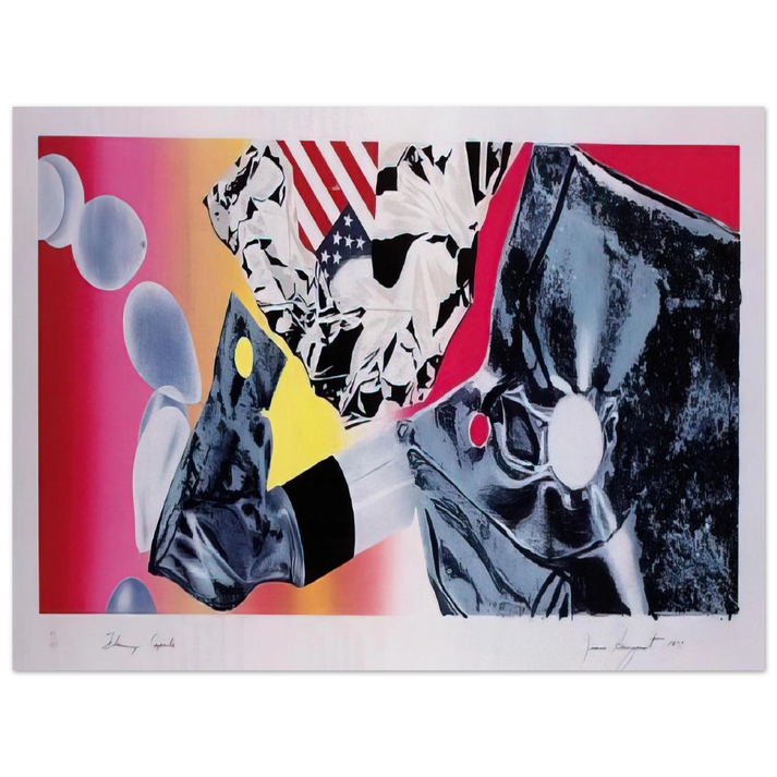 James Rosenquist - Flamingo Capsule  75x100 cm / 30x40inches Fine Art Poster