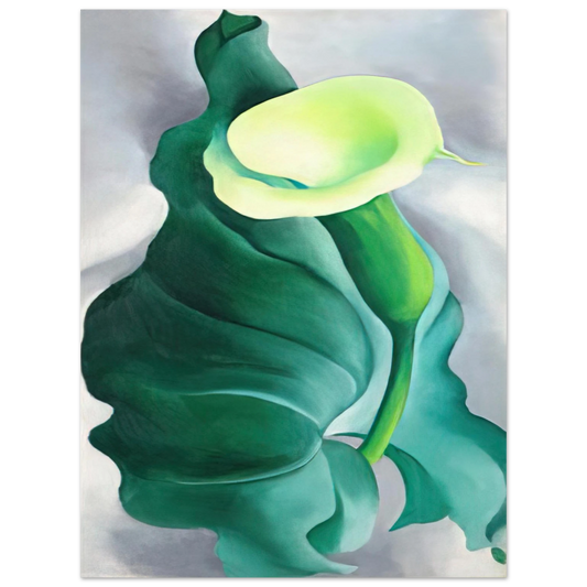 Georgia O'Keeffe - Calla Lily  Lily-Yellow No. 2  Fine Art Poster