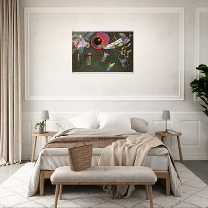 AROUND THE CIRCLE 1940 - Wassily Kandinsky Acrylic Print - 70x100 cm / 28x40″ inches | Wassily Kandinsky Wall Art | Wassily Kandinsky Prints