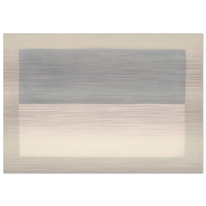 Rain  Study  - Agnes Martin Brushed Aluminum Print - 70x100 cm / 28x40 inches | Agnes Martin Aluminum Print | Agnes Martin Prints