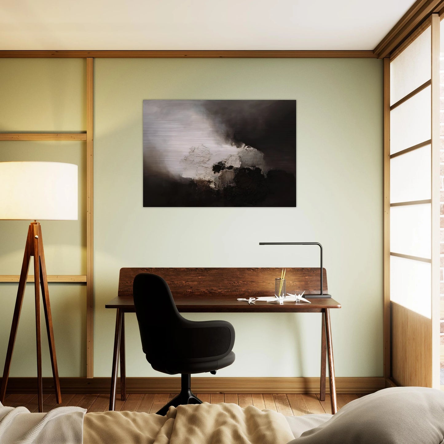 165 1960 - Luis Feito Brushed Aluminum Print - 70x100 cm / 28x40 inches | Luis Feito Aluminum Print | Luis Feito Prints