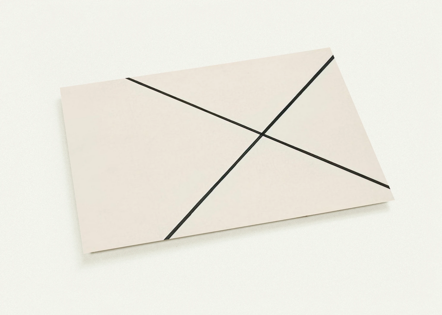 Diagonal Lines By Ellsworth Kelly Pack of 10 Post Cards | Ellsworth Kelly Post Cards | A6 (10.5 x 14.8 cm) - 4.1 x 5.8 inches