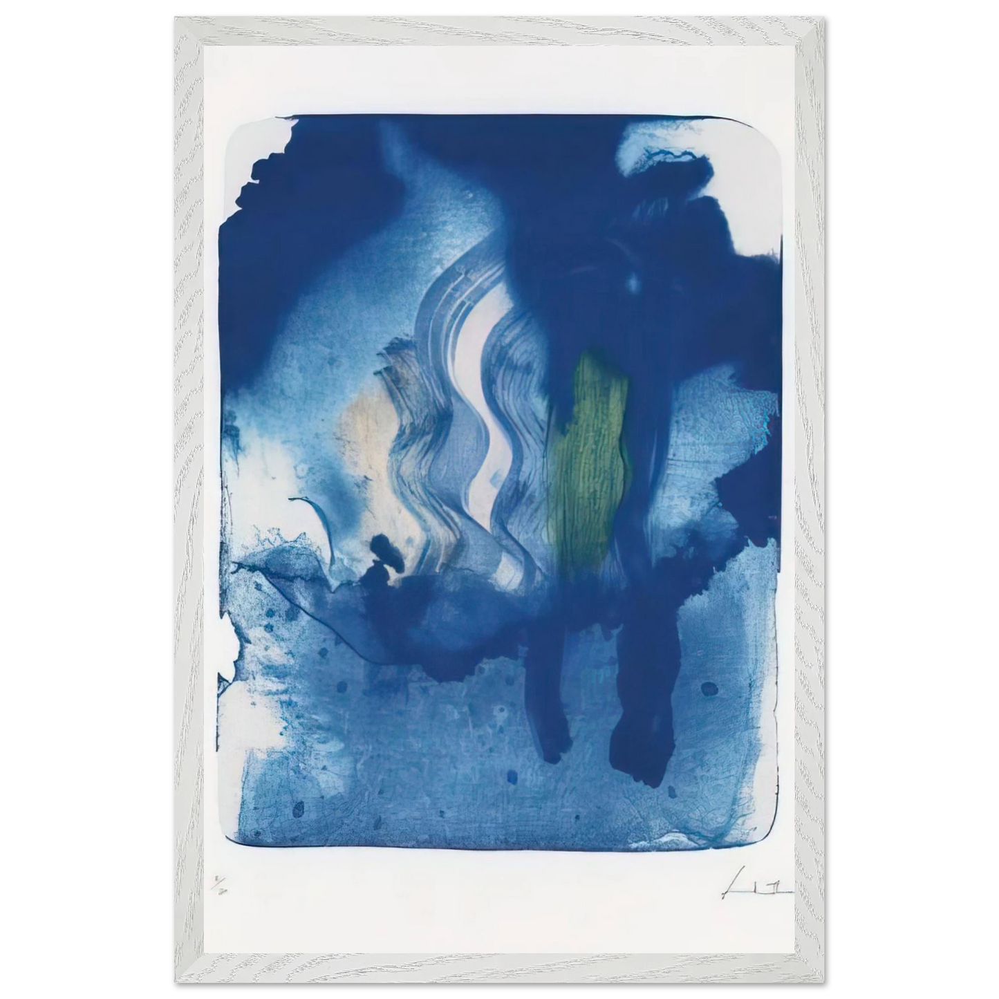 Helen Frankenthaler - Reflections V - 1995 Wall art - A1 (59.4 x 84.1  cm) - Fine Art Poster-canvas - -