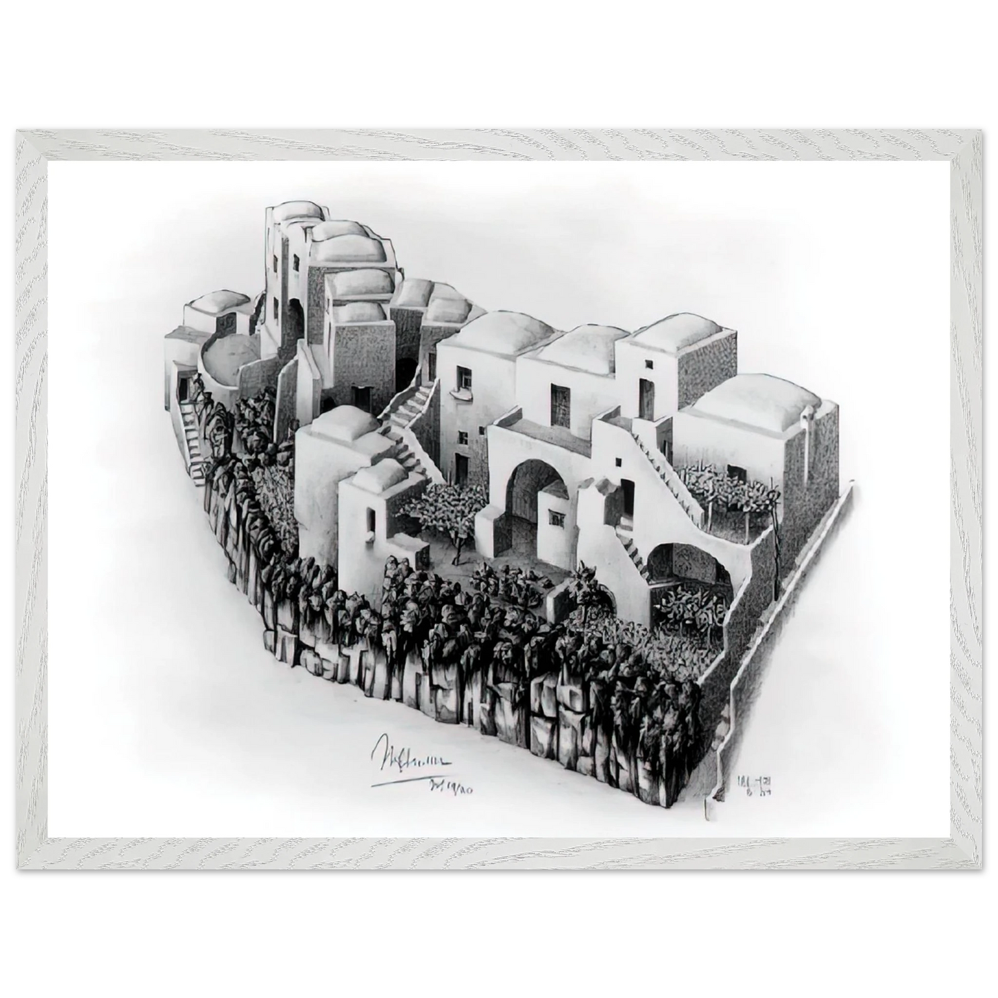 MC Escher - ESCHER (24) Wall Art - 30x40 cm / 12x16 inches - Fine Art Poster-canvas - -