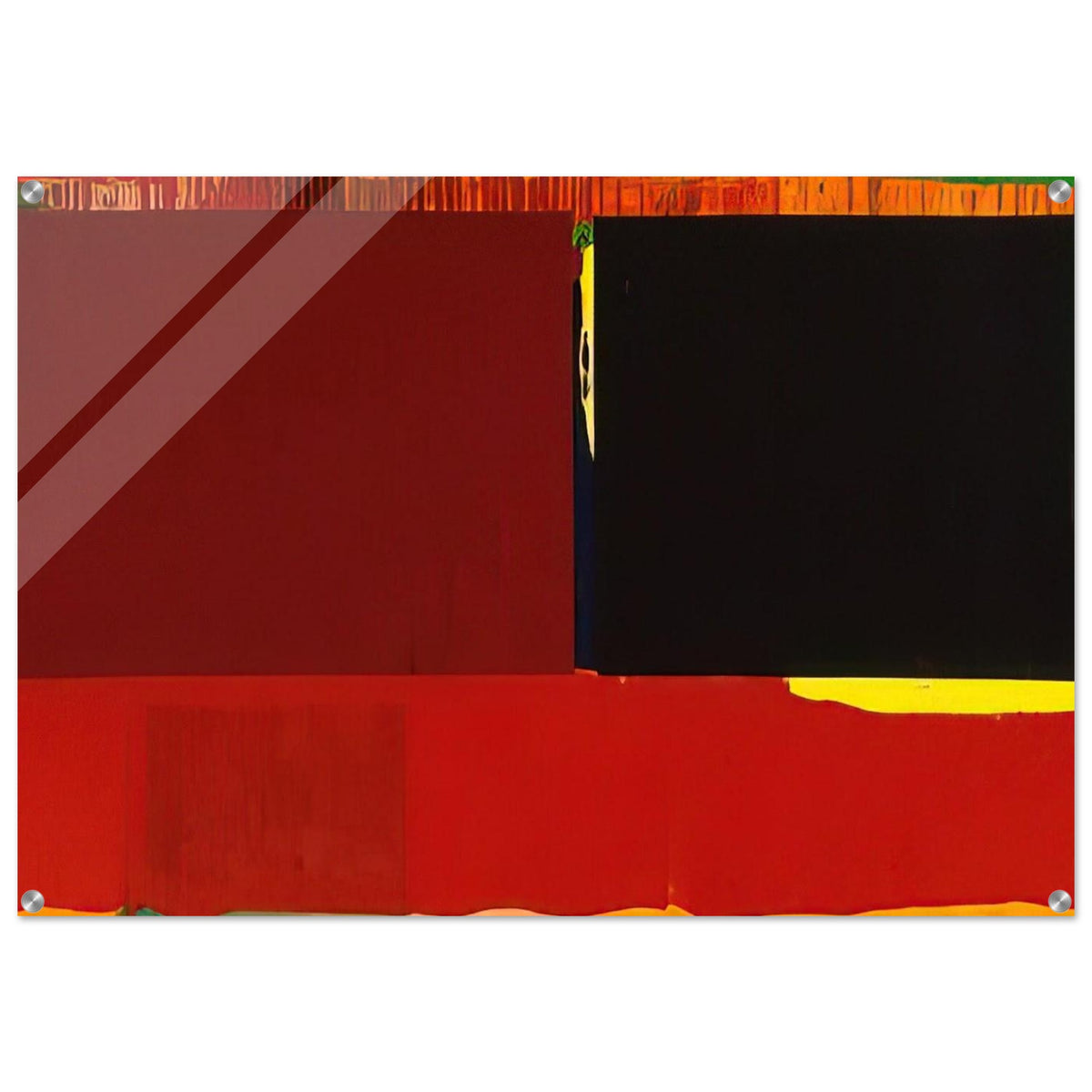 29. 03. 60 - 1960 - John Hoyland Acrylic Print - 70x100 cm / 28x40″ inches | John Hoyland Wall Art | John Hoyland Prints