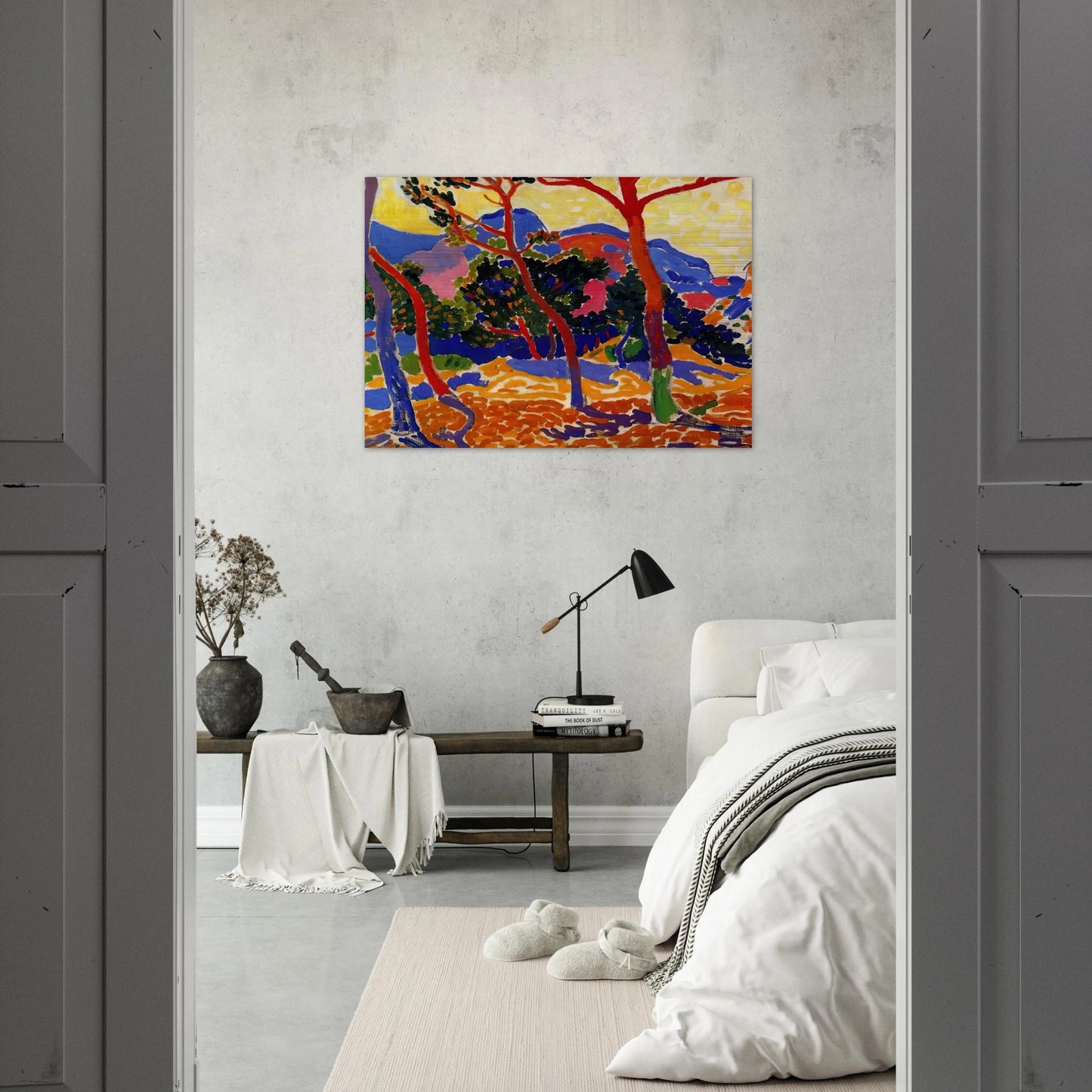 THE TREES - Andre Derain Brushed Aluminum Print - 70x100 cm / 28x40 inches | Andre Derain Aluminum Print | Andre Derain Prints