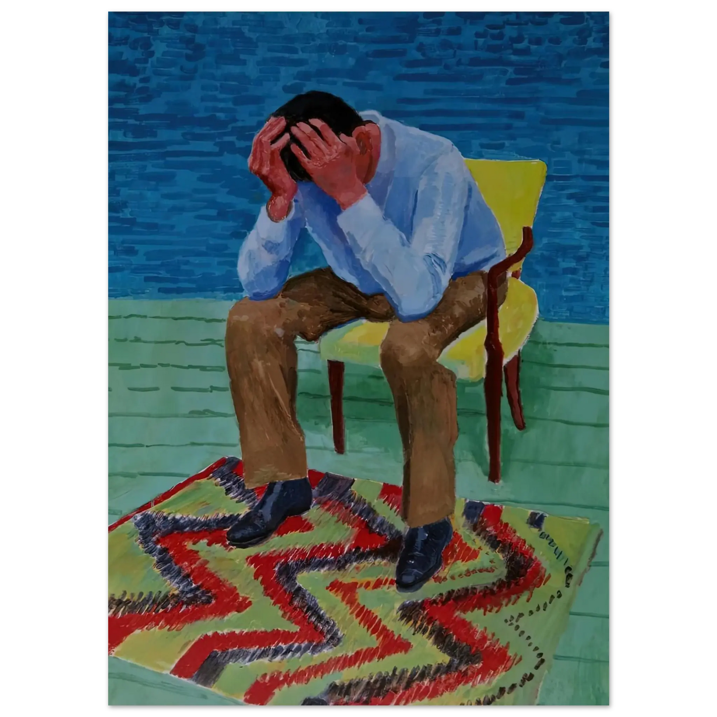 David Hockney - David Hockney Wall art - 30x45 cm / 12x18 Inches - Fine Art Poster - -