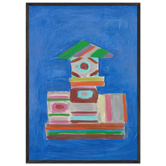 Going Up - 1978 - Betty Parsons 70x100 cm / 28x40 inches Framed Art Print – Black Wooden Frame
