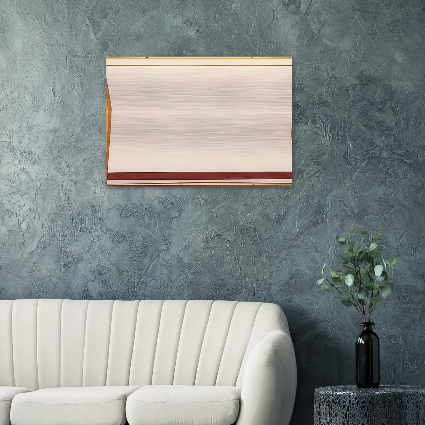 White 7 - 1963 - Larry Zox Brushed Aluminum Print - 70x100 cm / 28x40 inches | Larry Zox Aluminum Print | Larry Zox Prints