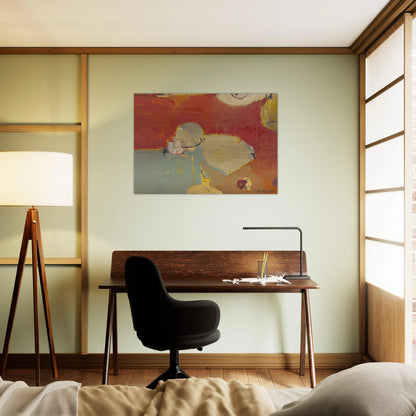 Untitled #2 Sausalito - Richard Diebenkorn Brushed Aluminum Print - 70x100 cm / 28x40 inches | Richard Diebenkorn Aluminum Print | Richard Diebenkorn Prints
