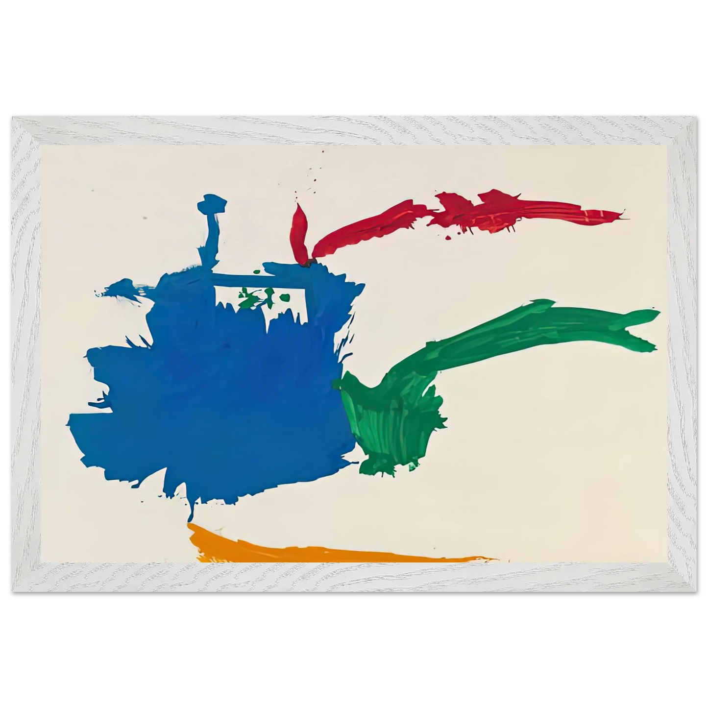 Helen Frankenthaler - Italian Beach, 1960- Wall Art - 60x80 cm / 24x32 inches - Fine Art Poster-canvas - -