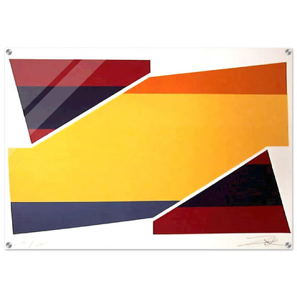 Rotation II - 1980 - Larry Zox Acrylic Print - 70x100 cm / 28x40″ inches