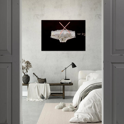 ROBA INTERIOR 1972 - Antoni Tapies Brushed Aluminum Print - 70x100 cm / 28x40 inches | Antoni Tapies Aluminum Print | Antoni Tapies Prints