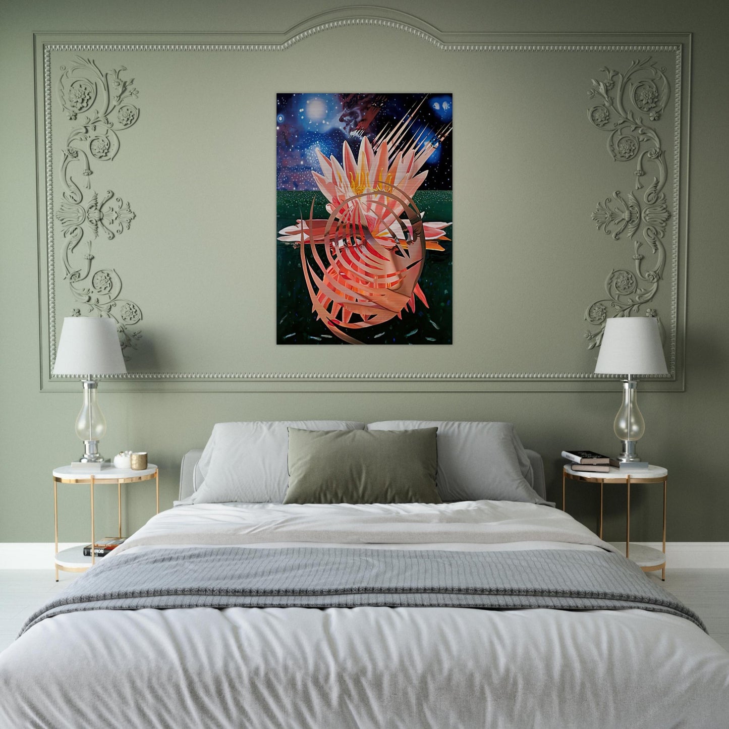 Welcome to the Water Planet - James Rosenquist Brushed Aluminum Print - 70x100 cm / 28x40 inches | James Rosenquist Aluminum Print | James Rosenquist Prints