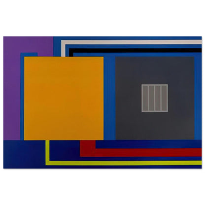 A Perfect World - 1993 - Peter Halley Art Prints - 100x150 cm / 40x60″ inches | Peter Halley Poster | Peter Halley Prints